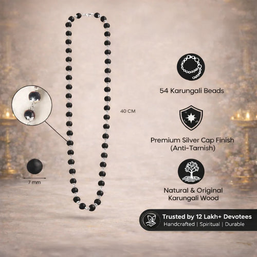 Original Karungali Malai + Bracelet Combo